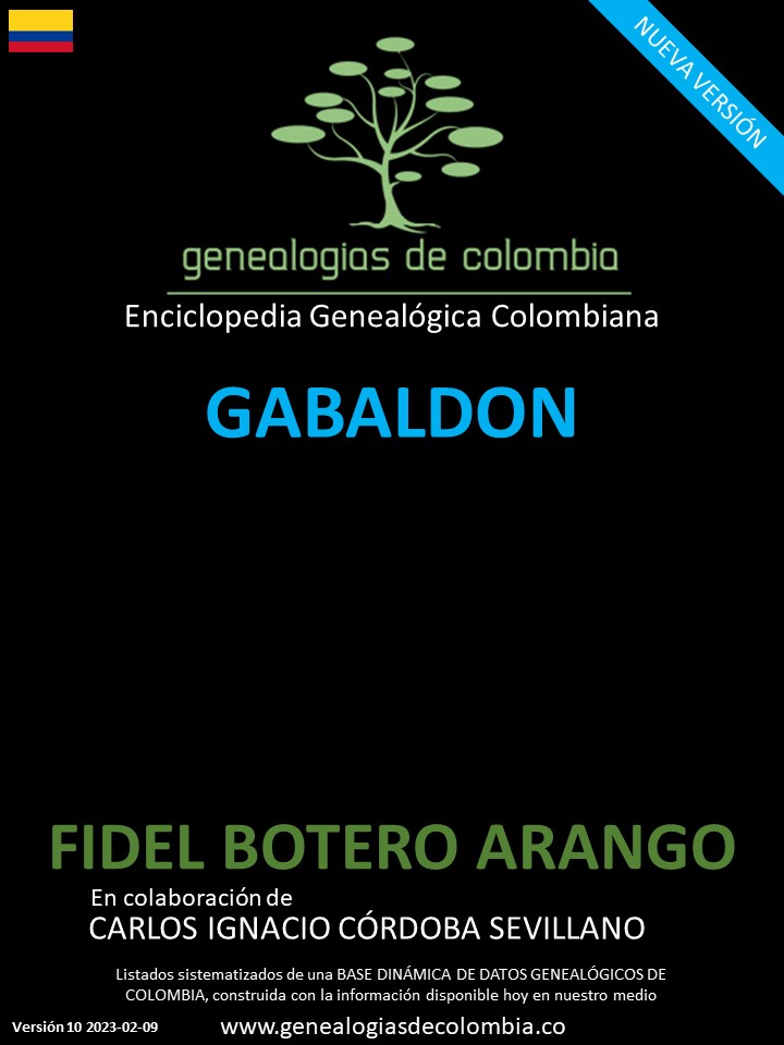Este libro incluye el apellido Gabaldon