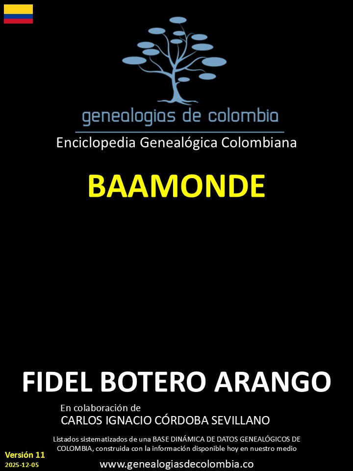Este libro incluye el apellido Baamonde