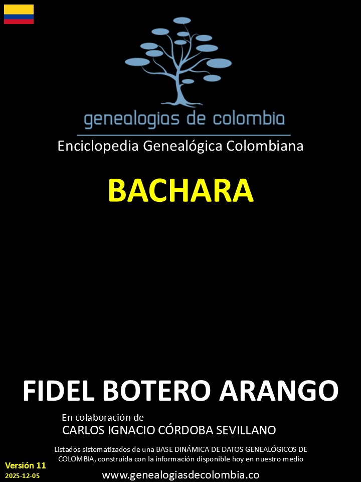 Este libro incluye el apellido Bachara