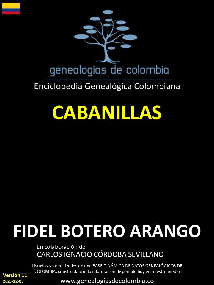 Este libro incluye el apellido Cabanillas