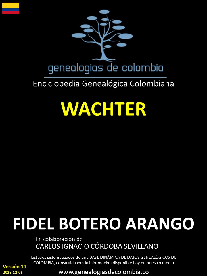 Este libro incluye el apellido Wachter