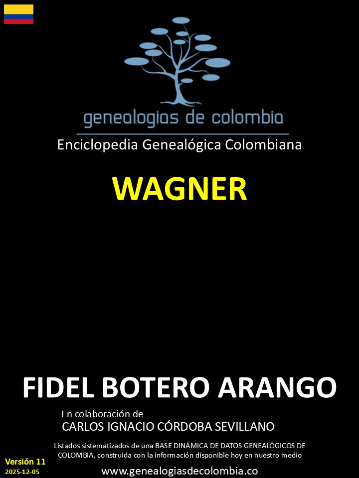 Este libro incluye el apellido Wagner