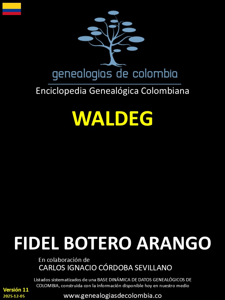 Este libro incluye el apellido Waldeg